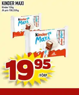 Bonum Matmarknad KINDER MAXI erbjuda