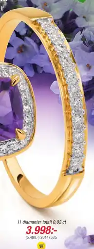 Guldfynd 11 diamanter totalt 0,02 ct erbjuda