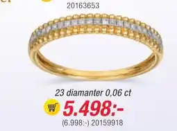 Guldfynd 23 diamanter 0,06 ct erbjuda