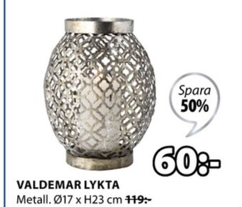JYSK Ljuslykta erbjuda