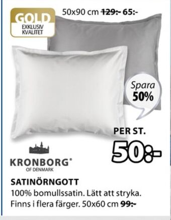 JYSK Kronborg Örngott erbjuda