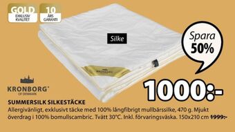 JYSK Kronborg Täcke erbjuda