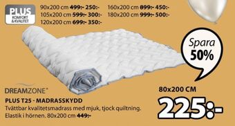 JYSK DreamZone Madrasskydd erbjuda