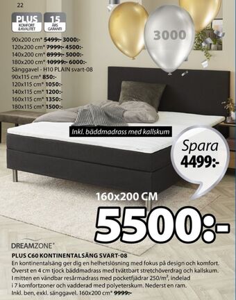 JYSK DreamZone Sängar erbjuda