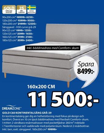 JYSK DreamZone Sängar erbjuda