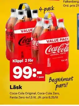 City Gross Läsk, SEK 99 erbjuda