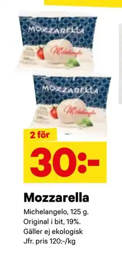 City Gross Mozzarella, SEK 30 erbjuda