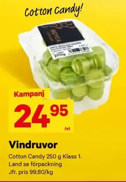 City Gross Vindruvor, SEK 24.95 erbjuda
