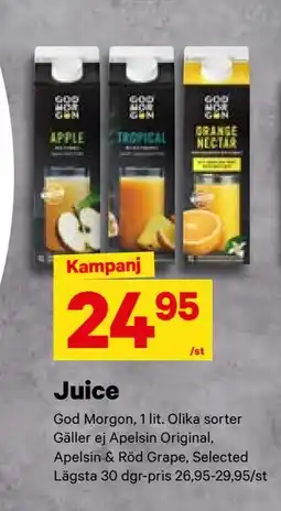 City Gross Juice, SEK 24.95 erbjuda