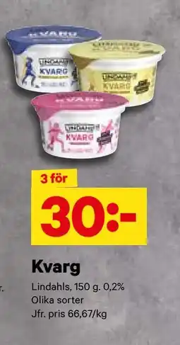 City Gross Kvarg, SEK 30 erbjuda