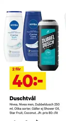 City Gross Duschtvål, SEK 40 erbjuda