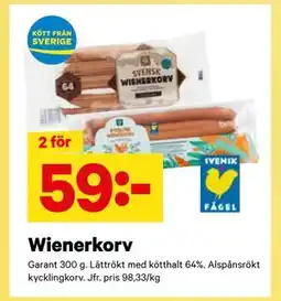 City Gross Wienerkorv, SEK 59 erbjuda