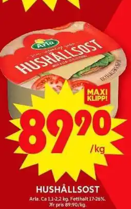 ICA Maxi HUSHÅLLSOST erbjuda