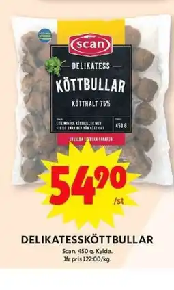 ICA Maxi DELIKATESSKÖTTBULLAR erbjuda