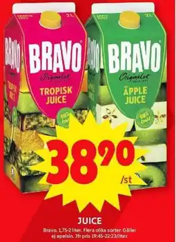 ICA Maxi JUICE erbjuda