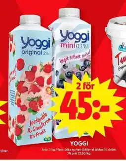 ICA Maxi YOGGI erbjuda