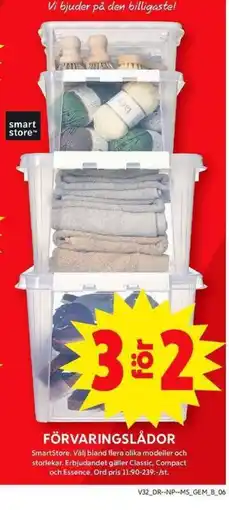 ICA Maxi FÖRVARINGSLÅDOR erbjuda