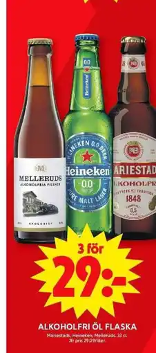 ICA Maxi ALKOHOLFRI ÖL FLASKA erbjuda
