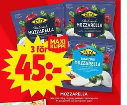 ICA Maxi MOZZARELLA erbjuda