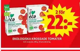 ICA Maxi EKOLOGISKA KROSSADE TOMATER erbjuda