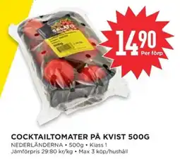 Willys COCKTAILTOMATER PÅ KVIST erbjuda