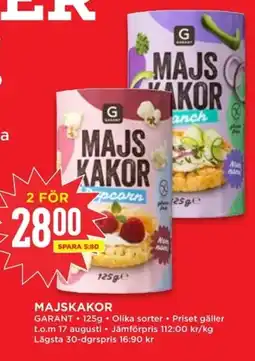 Willys MAJSKAKOR erbjuda
