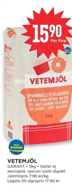 Willys VETEMJÖL erbjuda