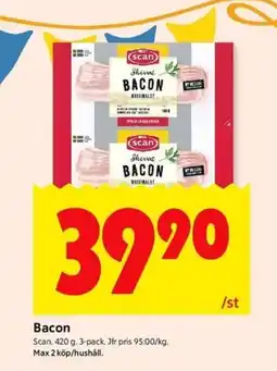 ICA Kvantum Bacon erbjuda
