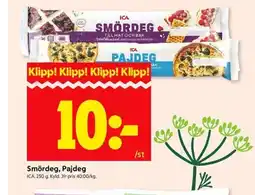 ICA Kvantum Smördeg, Pajdeg erbjuda