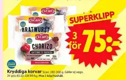 ICA Supermarket SCAN Kryddiga korvar erbjuda