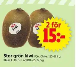 ICA Supermarket ICA Stor grön kiwi erbjuda