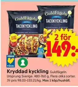 ICA Supermarket Kryddad kyckling erbjuda