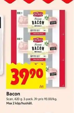 ICA Kvantum SCAN Bacon erbjuda