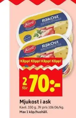 ICA Kvantum KAVLI Mjukost i ask erbjuda