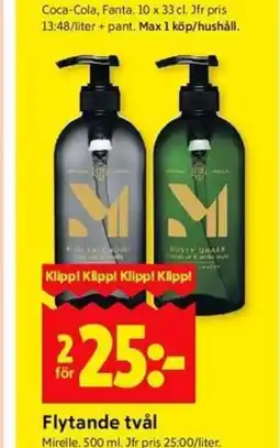 ICA Kvantum Flytande tvål erbjuda