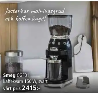 Kitch'n Smeg Kaffekvarn erbjuda