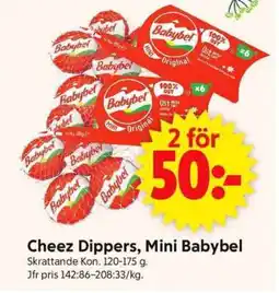 ICA Supermarket Cheez Dippers, Mini Babybel erbjuda