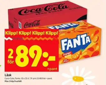 ICA Supermarket Coca-Cola, Fanta erbjuda