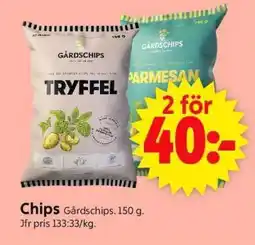 ICA Supermarket Chips Gårdschips erbjuda
