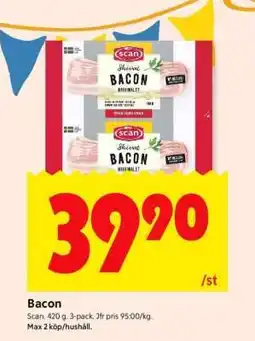 ICA Supermarket BACON erbjuda
