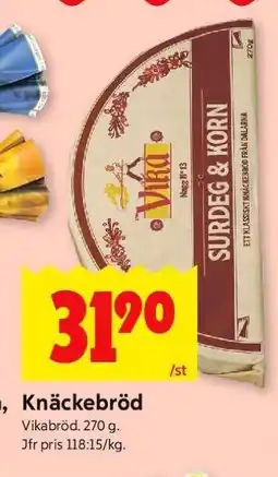 ICA Supermarket KNÄCKEBRÖD erbjuda