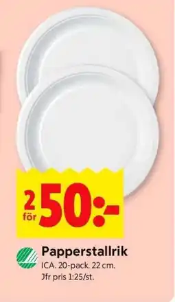 ICA Supermarket PAPPERSTALLRIK erbjuda