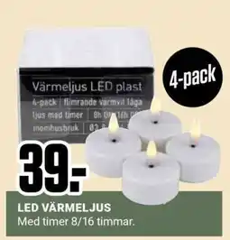 ÖoB LED VÄRMELJUS erbjuda