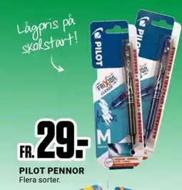 ÖoB PILOT PENNOR erbjuda