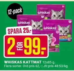ÖoB WHISKAS KATTMAT erbjuda