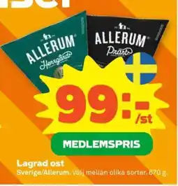 Stora Coop Lagrad Ost erbjuda