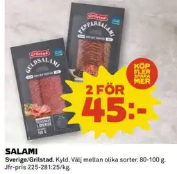Coop Salami erbjuda