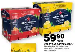Coop Sanpellegrino Kolsyrad Dryck 6-Pack erbjuda