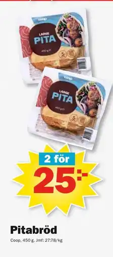 Pekås Pitabröd, SEK 25 erbjuda