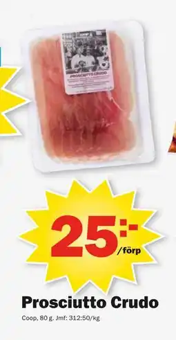 Pekås Prosciutto Crudo, SEK 25 erbjuda